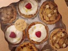 boxed mini pies